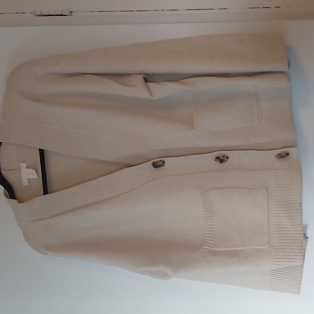 H&M cream cardigan